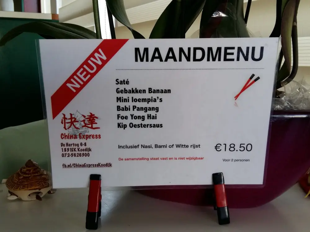 Restaurant China-Expres in Koedijk