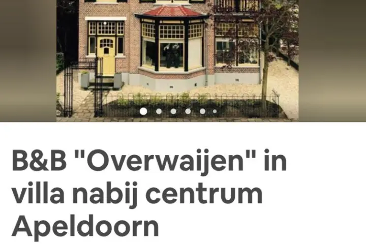 Hotel B&B Overwaijen in Apeldoorn