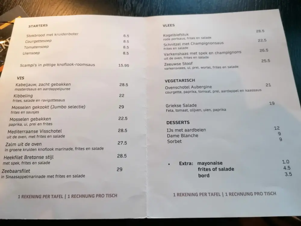 Restaurant Bistro La Plage in Ellemeet