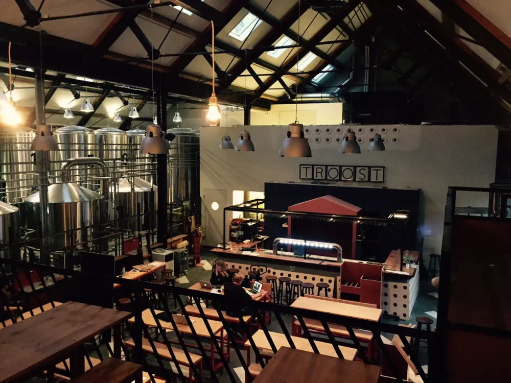 Restaurant Brouwerij Troost Westergas in Amsterdam