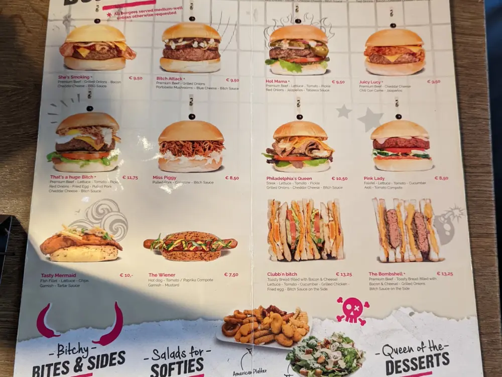 Restaurant Burger Bitch in Amsterdam