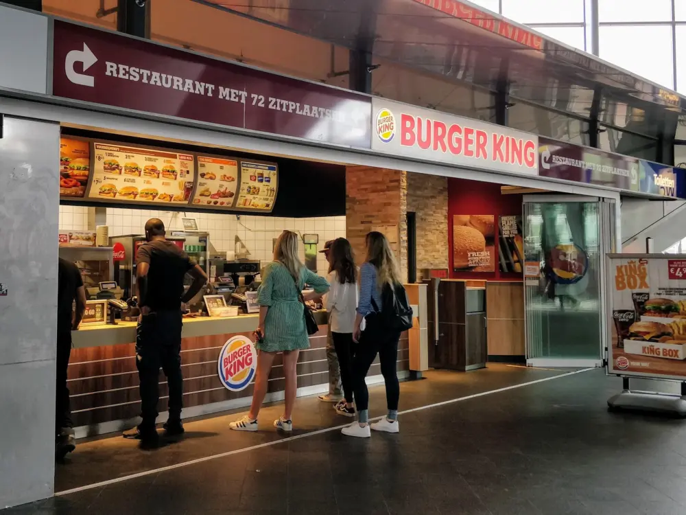 Restaurant Burger King in Amsterdam