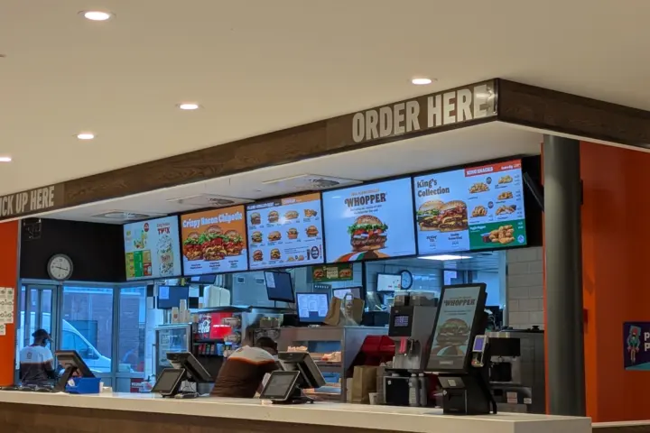 Restaurant Burger King in Amsterdam