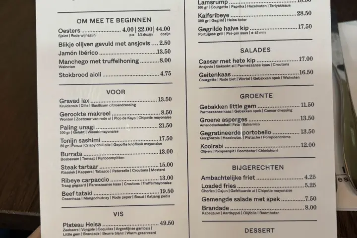Café restaurant Heisa in Amstelveen