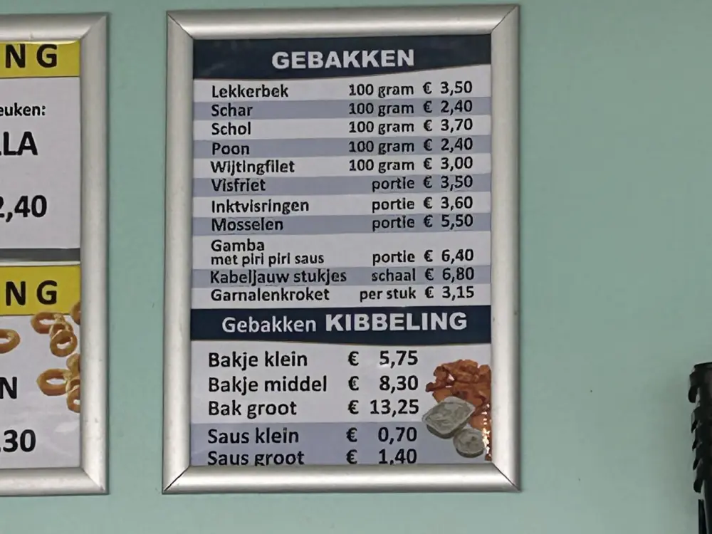 Restaurant DE LEKKERSTE KIBBELING in Ouddorp