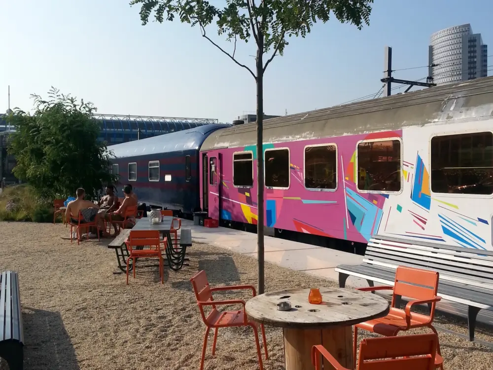 Hotel Train Lodge in Amsterdam
