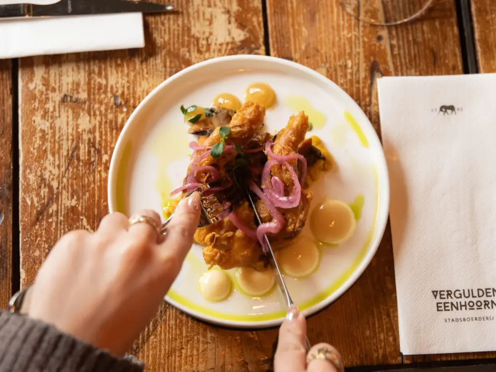 Restaurant Vergulden Eenhoorn in Amsterdam